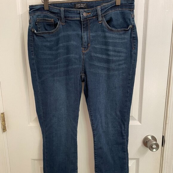 Judy Blue Capri Fit Mid Rise Cotton Stretch Jeans size 13 / 31 - Picture 1 of 6